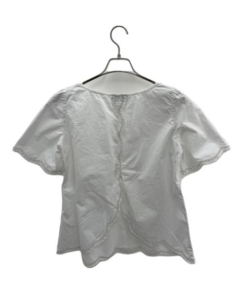 A.P.C.（アーペーセー）A.P.C. (アーペーセー) 半袖ブラウス ホワイト サイズ:Sの古着・服飾アイテム