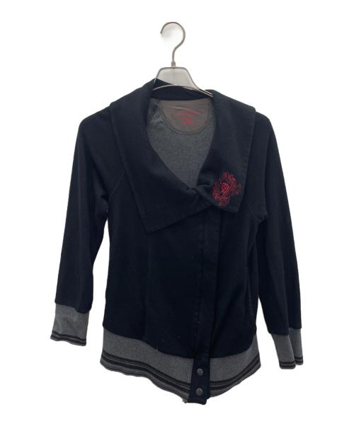 Vivienne Westwood RED LABEL（ヴィヴィアンウエストウッドレッドレーベル）Vivienne Westwood RED LABEL (ヴィヴィアンウエストウッドレッドレーベル) ニットジャケット ブラック サイズ:Fの古着・服飾アイテム
