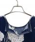 中古・古着 LEONARD FASHION (レオナールファッション) 半袖カットソー ネイビー×ホワイト サイズ:44：7000円