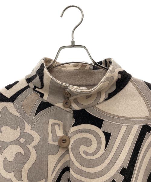 LEONARD FASHION（レオナールファッション）LEONARD FASHION (レオナールファッション) リバーシブルウールコート ベージュ サイズ:42の古着・服飾アイテム