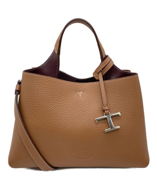 TOD'S（トッズ）TOD'S (トッズ) タイムレス・バッグ・マイクロ ブラウンの古着・服飾アイテム
