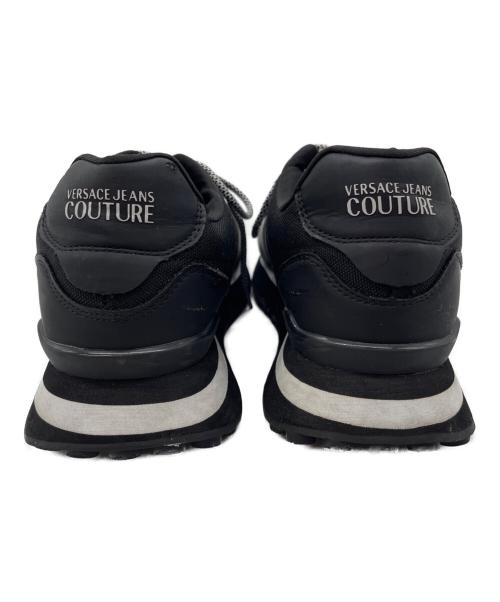 VERSACE JEANS COUTURE（ヴェルサーチ ジーンズクチュール）VERSACE JEANS COUTURE (ヴェルサーチ ジーンズクチュール) スニーカー ブラック サイズ:27.3cmの古着・服飾アイテム