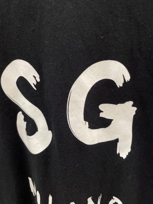 MSGM（エムエスジーエム）MSGM (エムエスジーエム) 手書きタイプロゴ Tシャツ ブラック サイズ:ＸＳの古着・服飾アイテム