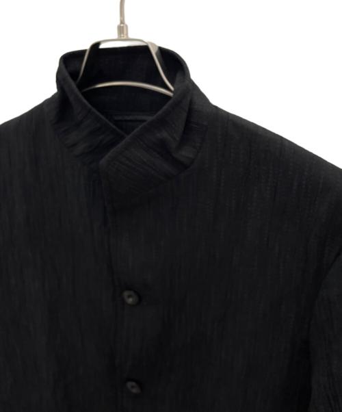 NICOLE CLUB FOR MEN（ニコルクラブフォーメン）NICOLE CLUB FOR MEN (ニコルクラブフォーメン) エステルクレープスタンドカラーカヴァーオールジャケット ブラック サイズ:50の古着・服飾アイテム