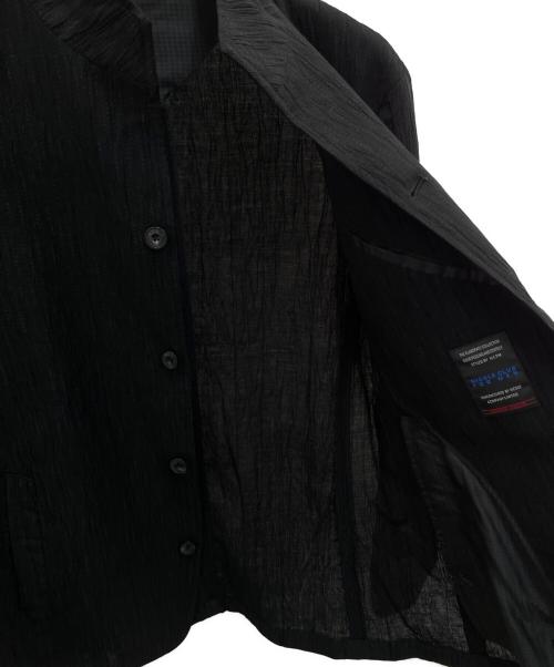 NICOLE CLUB FOR MEN（ニコルクラブフォーメン）NICOLE CLUB FOR MEN (ニコルクラブフォーメン) エステルクレープスタンドカラーカヴァーオールジャケット ブラック サイズ:50の古着・服飾アイテム
