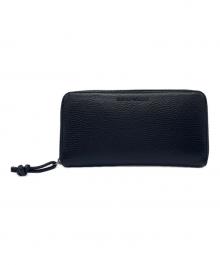 EMPORIO ARMANI（エンポリオ アルマーニ）の古着「ラウンドファスナー長財布」｜ブラック