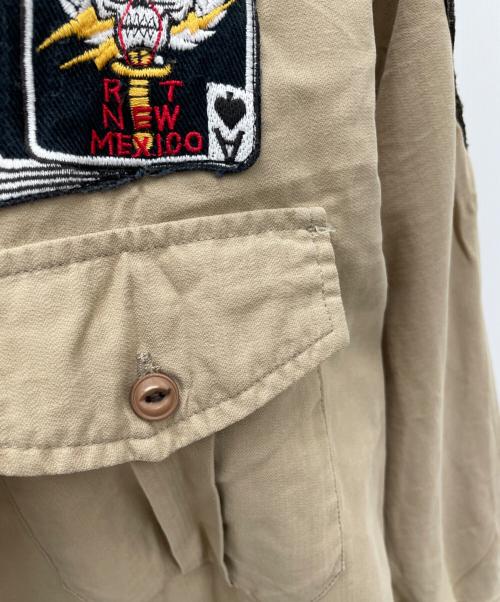 AVIREX（アヴィレックス）AVIREX (アヴィレックス) 長袖シャツ ベージュ サイズ:Mの古着・服飾アイテム
