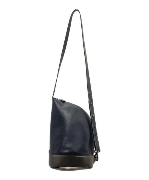 DEUX de Delvaux（デルボー）DEUX de Delvaux (デルボー) ショルダーバッグ ブラックの古着・服飾アイテム