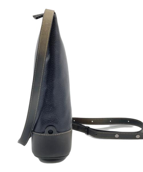 DEUX de Delvaux（デルボー）DEUX de Delvaux (デルボー) ショルダーバッグ ブラックの古着・服飾アイテム