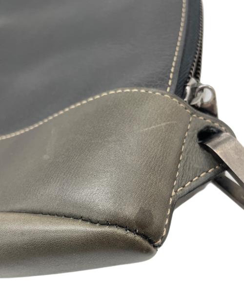 DEUX de Delvaux（デルボー）DEUX de Delvaux (デルボー) ショルダーバッグ ブラックの古着・服飾アイテム