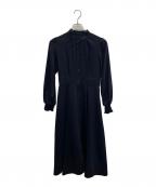 BLUE LABEL CRESTBRIDGEブルーレーベルクレストブリッジ）の古着「長袖ワンピース」｜ネイビー