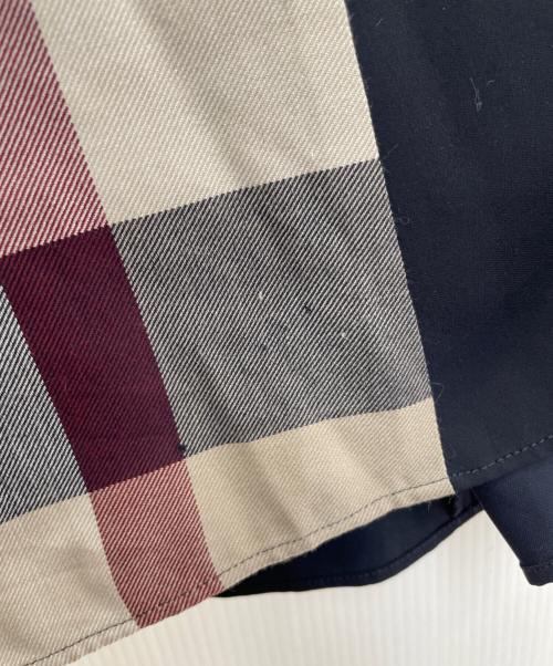 BLUE LABEL CRESTBRIDGE（ブルーレーベルクレストブリッジ）BLUE LABEL CRESTBRIDGE (ブルーレーベルクレストブリッジ) 長袖ワンピース ネイビー サイズ:36の古着・服飾アイテム