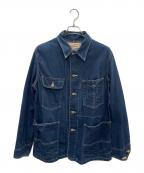 SUGAR CANEシュガーケーン）の古着「11oz BLUE DENIM WORK COAT」｜ネイビー