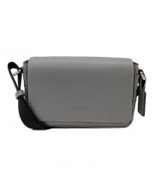COACH（コーチ）の古着「フラップ クロスボディ バッグ」｜グレー