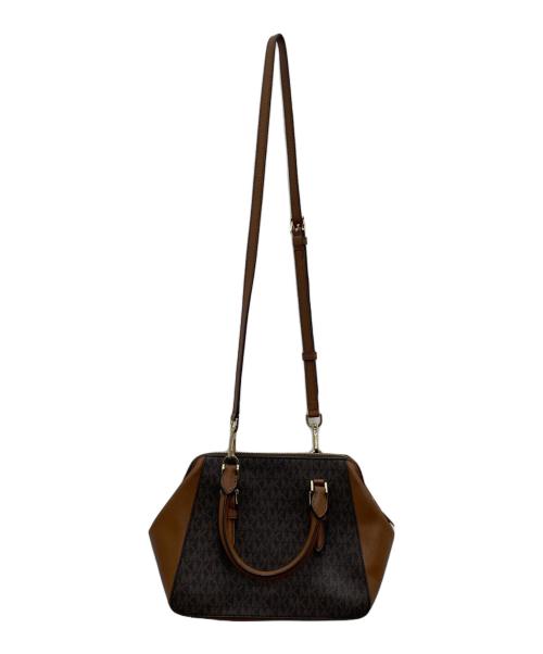 MICHAEL KORS（マイケルコース）MICHAEL KORS (マイケルコース) 2WAYショルダーバッグ ブラウンの古着・服飾アイテム