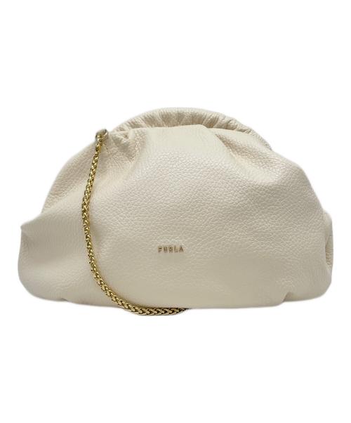 FURLA（フルラ）FURLA (フルラ) チェーンショルダーバッグ アイボリーの古着・服飾アイテム