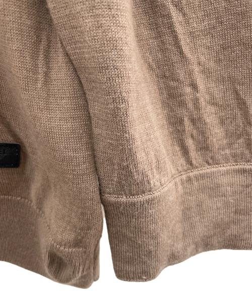 BLACK LABEL CRESTBRIDGE（ブラックレーベル クレストブリッジ）BLACK LABEL CRESTBRIDGE (ブラックレーベル クレストブリッジ) 薄手ニット ブラウン サイズ:Lの古着・服飾アイテム