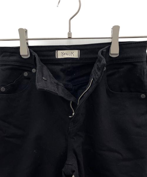 YANUK（ヤヌーク）YANUK (ヤヌーク) イージーパンツ ブラック サイズ:22の古着・服飾アイテム