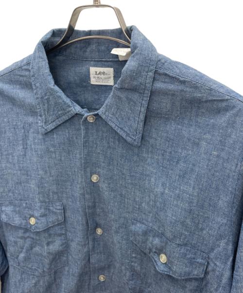 LEE（リー）LEE (リー) 長袖シャツ ブルー サイズ:Lの古着・服飾アイテム