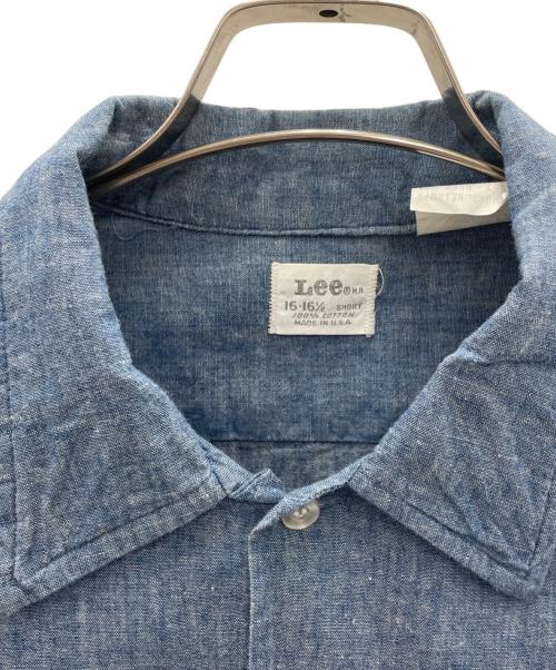 LEE（リー）LEE (リー) 長袖シャツ ブルー サイズ:Lの古着・服飾アイテム