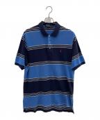 POLO RALPH LAURENポロ・ラルフローレン）の古着「ポロシャツ」｜ブルー×ネイビー