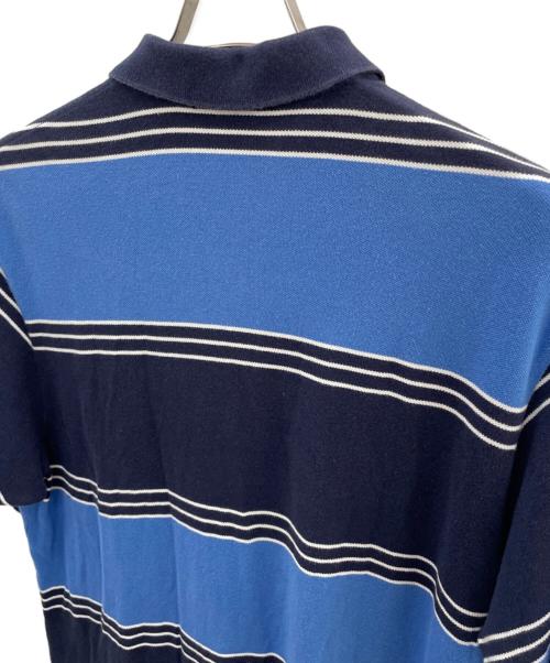 POLO RALPH LAUREN（ポロ・ラルフローレン）POLO RALPH LAUREN (ポロ・ラルフローレン) ポロシャツ ブルー×ネイビー サイズ:XLの古着・服飾アイテム