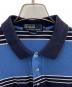 中古・古着 POLO RALPH LAUREN (ポロ・ラルフローレン) ポロシャツ ブルー×ネイビー サイズ:XL：4000円