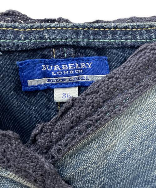 BURBERRY BLUE LABEL（バーバリー ブルー レーベル）BURBERRY BLUE LABEL (バーバリー ブルー レーベル) キャミソールワンピース ネイビー サイズ:36の古着・服飾アイテム