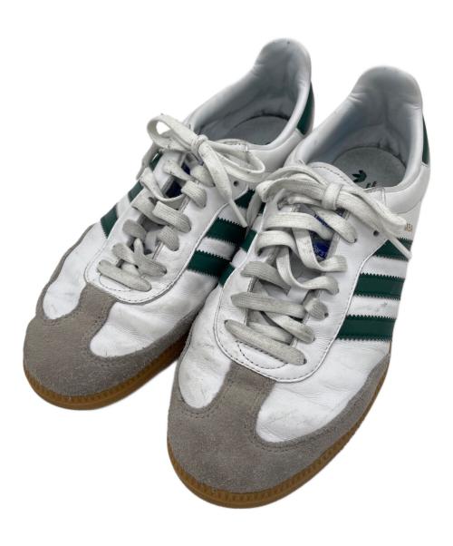 adidas Originals（アディダスオリジナル）adidas Originals (アディダスオリジナル) スニーカー ホワイト×グリーン サイズ:28の古着・服飾アイテム