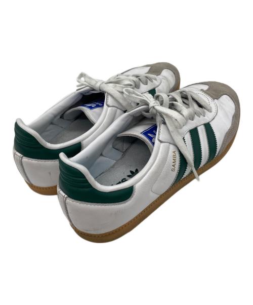 adidas Originals（アディダスオリジナル）adidas Originals (アディダスオリジナル) スニーカー ホワイト×グリーン サイズ:28の古着・服飾アイテム