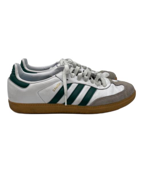 adidas Originals（アディダスオリジナル）adidas Originals (アディダスオリジナル) スニーカー ホワイト×グリーン サイズ:28の古着・服飾アイテム