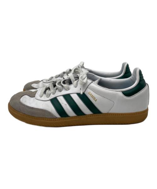 adidas Originals（アディダスオリジナル）adidas Originals (アディダスオリジナル) スニーカー ホワイト×グリーン サイズ:28の古着・服飾アイテム