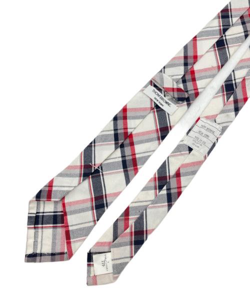 THOM BROWNE. NEW YORK（トムブラウン ニューヨーク）THOM BROWNE. NEW YORK (トムブラウン ニューヨーク) ネクタイ ホワイト サイズ:不明の古着・服飾アイテム
