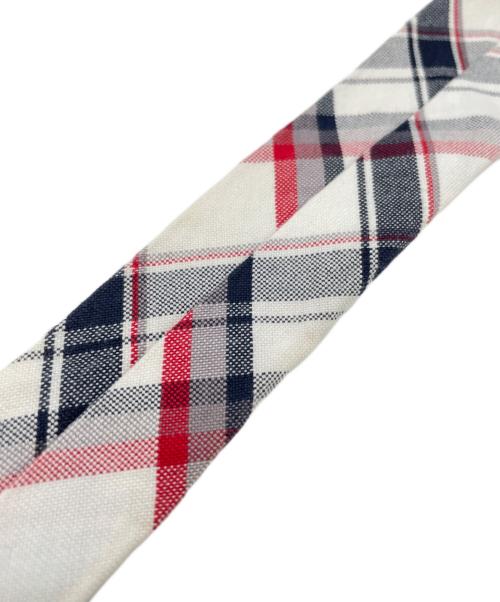 THOM BROWNE. NEW YORK（トムブラウン ニューヨーク）THOM BROWNE. NEW YORK (トムブラウン ニューヨーク) ネクタイ ホワイト サイズ:不明の古着・服飾アイテム