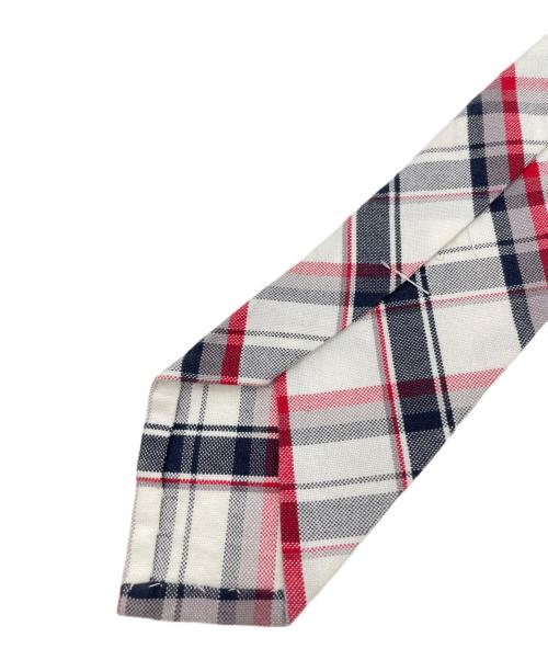 THOM BROWNE. NEW YORK（トムブラウン ニューヨーク）THOM BROWNE. NEW YORK (トムブラウン ニューヨーク) ネクタイ ホワイト サイズ:不明の古着・服飾アイテム