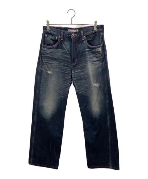 LEVI'S（リーバイス）LEVI'S (リーバイス) デニムパンツ ネイビー×ピンク サイズ:32インチの古着・服飾アイテム