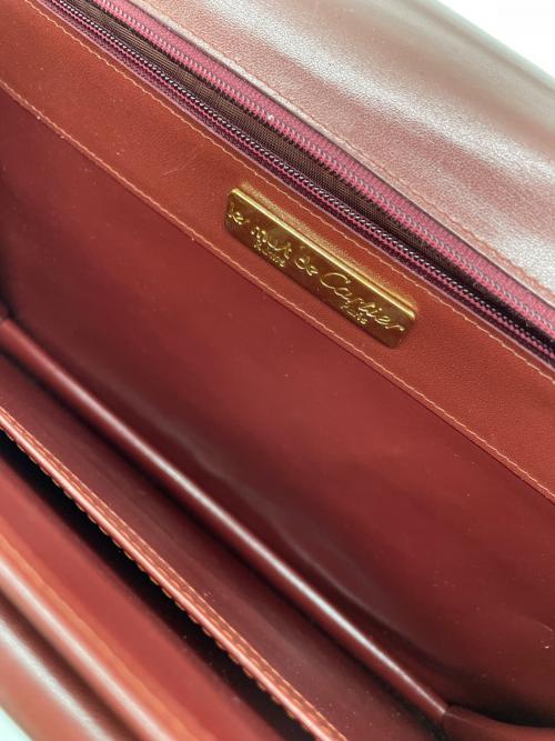 Cartier（カルティエ）Cartier (カルティエ) ショルダーバッグ レッドの古着・服飾アイテム