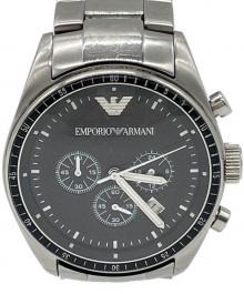 EMPORIO ARMANI（エンポリオ アルマーニ）の古着「腕時計」｜ブラック