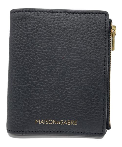 MAISON de SABRE（メゾン ド サブレ）MAISON de SABRE (メゾン ド サブレ) 2つ折り財布 ブラックの古着・服飾アイテム