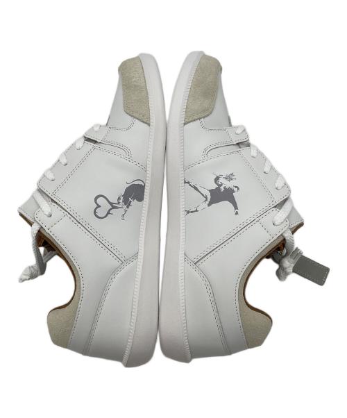 Sangacio（サンガッチョ）Sangacio (サンガッチョ) Brandalised (ブランダライズド) ローカットスニーカー ホワイト サイズ:27cmの古着・服飾アイテム