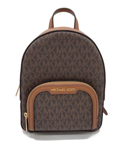 MICHAEL KORS（マイケルコース）MICHAEL KORS (マイケルコース) リュック ブラウンの古着・服飾アイテム