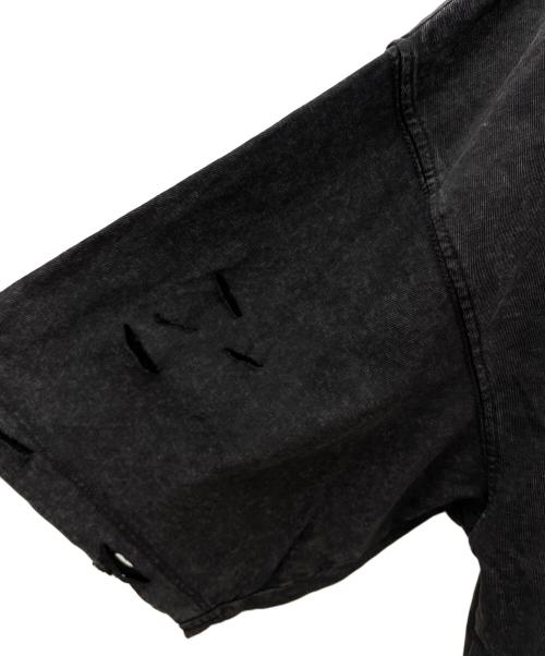 ZARA（ザラ）ZARA (ザラ) 半袖カットソー ブラック サイズ:Sの古着・服飾アイテム