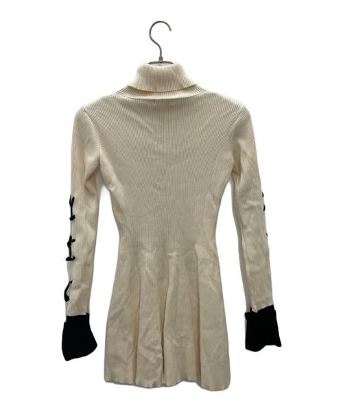 darich（ダーリッチ）darich (ダーリッチ) ニットワンピース ベージュ サイズ:Fの古着・服飾アイテム