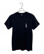 stussyステューシー）の古着「半袖カットソー」｜ブラック