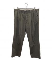 DOCKERS（ドッカーズ）の古着「タックパンツ」｜ブラウン