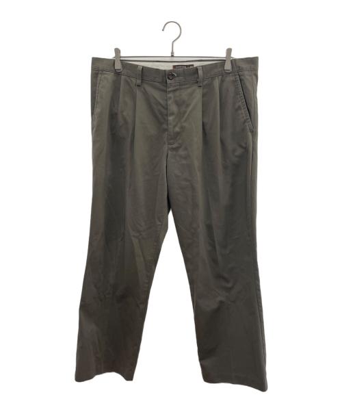 DOCKERS（ドッカーズ）DOCKERS (ドッカーズ) タックパンツ ブラウン サイズ:38の古着・服飾アイテム