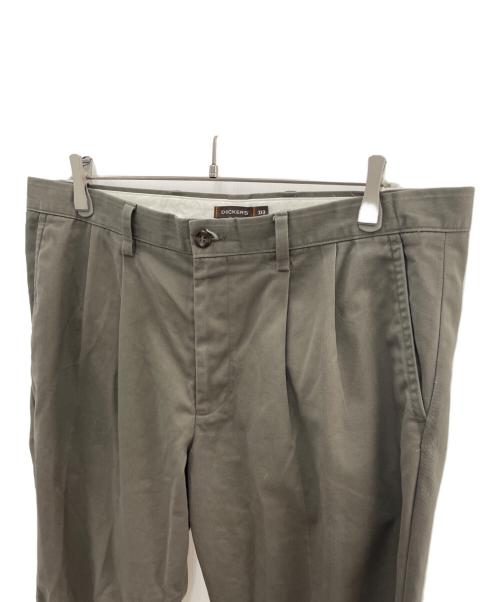 DOCKERS（ドッカーズ）DOCKERS (ドッカーズ) タックパンツ ブラウン サイズ:38の古着・服飾アイテム