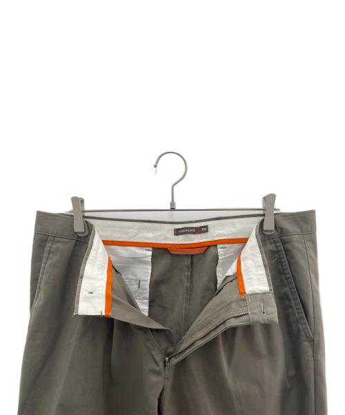 DOCKERS（ドッカーズ）DOCKERS (ドッカーズ) タックパンツ ブラウン サイズ:38の古着・服飾アイテム