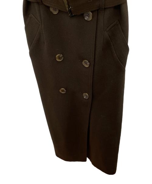 Snidel（スナイデル）Snidel (スナイデル) ジレワンピース ブラウン サイズ:１の古着・服飾アイテム