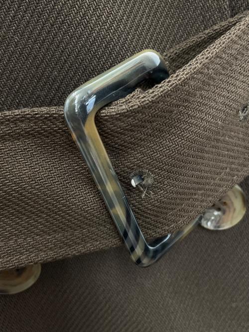 Snidel（スナイデル）Snidel (スナイデル) ジレワンピース ブラウン サイズ:１の古着・服飾アイテム